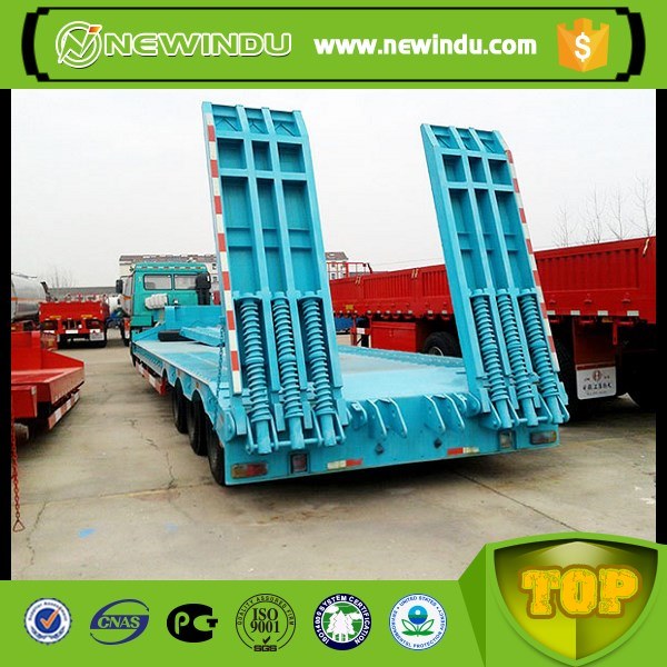 New China Brand 60 Tons Flatbed Semi Trailer