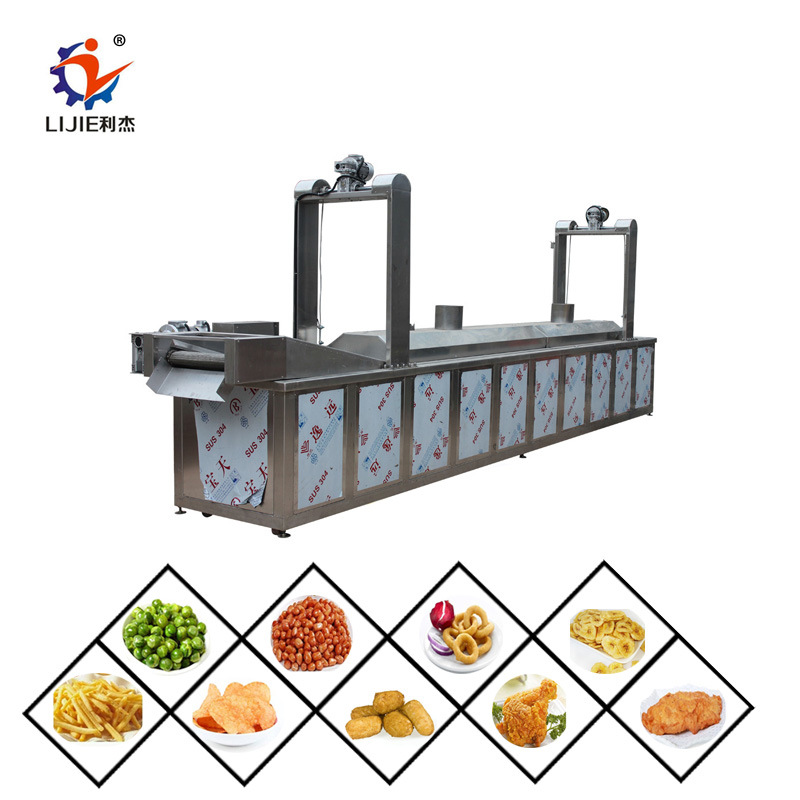 Industry Automatic Garri Frying Machine Crisp Beans Frying Machine