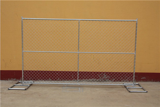 Galvanized Chain Link Fence Panel with Cross Brace