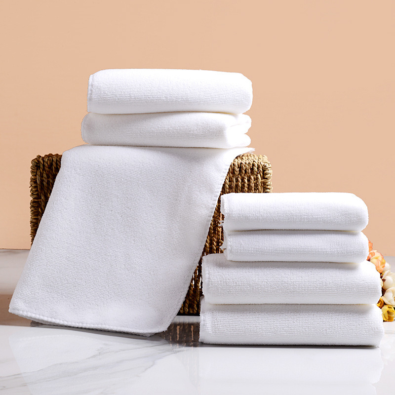 Jacquard Dyeing Hotel Yellow Face Towel