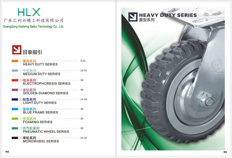 Industrial Rubber Nylon Swivel Adjustable Small Heavy Duty Caster Wheels