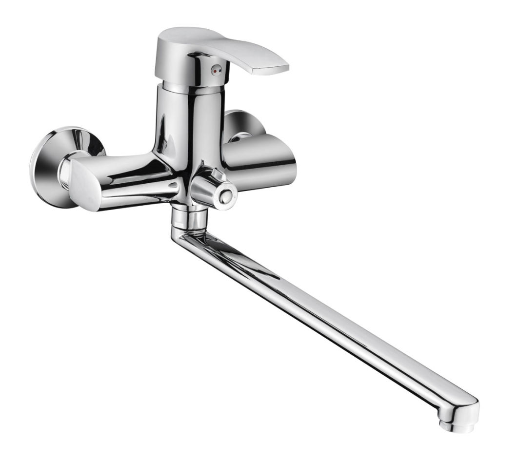 Long Spout Bathroom Shower Bathtub Mixer