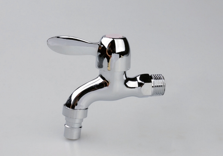 Brass Hot Water Long Tap, Chorme Plated