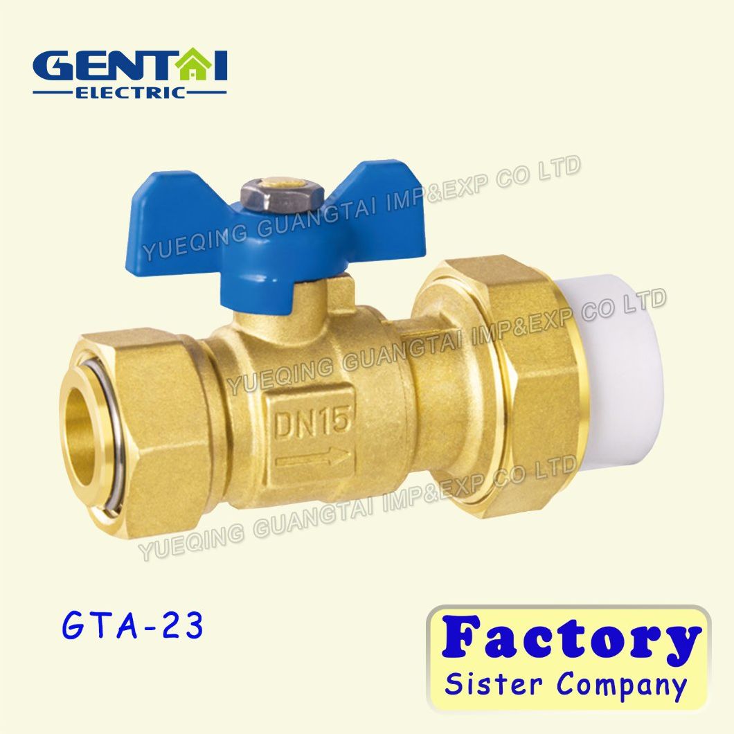 Pneumatic Male Threaded Butterfly Ball Check Valve