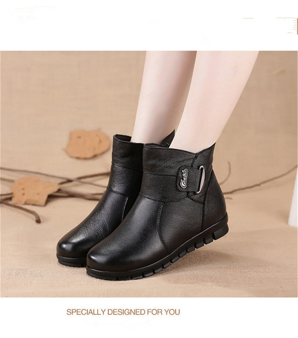 Lady Leather Boots/Fashion Leather Boots/Female Snow Boots