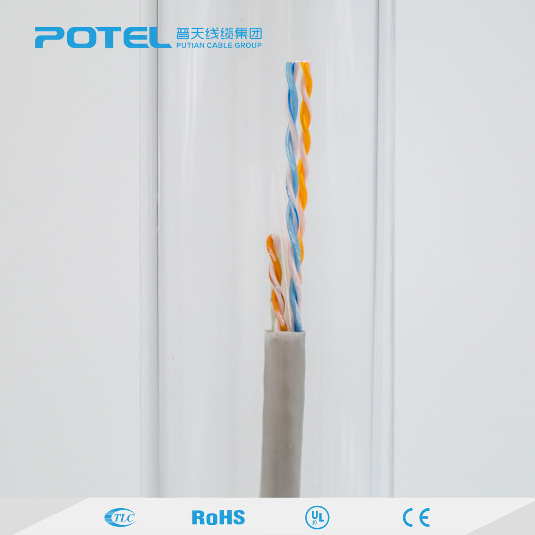 ISO9001 Factory HDPE Insulation UTP CAT6 Network LAN Cable Price