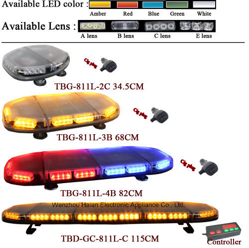 Blue LED Beacon Light Built-in Siren and Speaker for Police Cars in SMD LEDs (TBG-811L-3ES)
