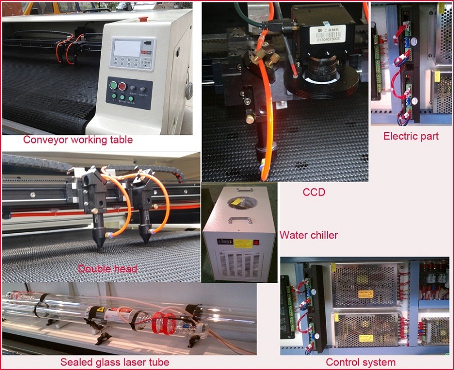 Automotive Wool Pad Foot Rug Laser Cutting Machine Tshy160100