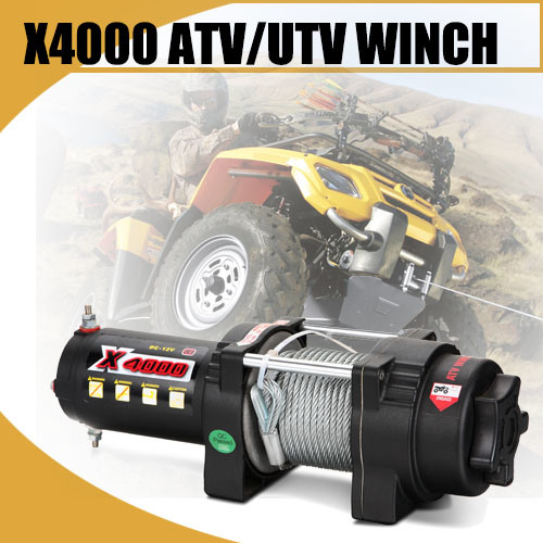 4000lbs 12V Cable Small Winch with Ce