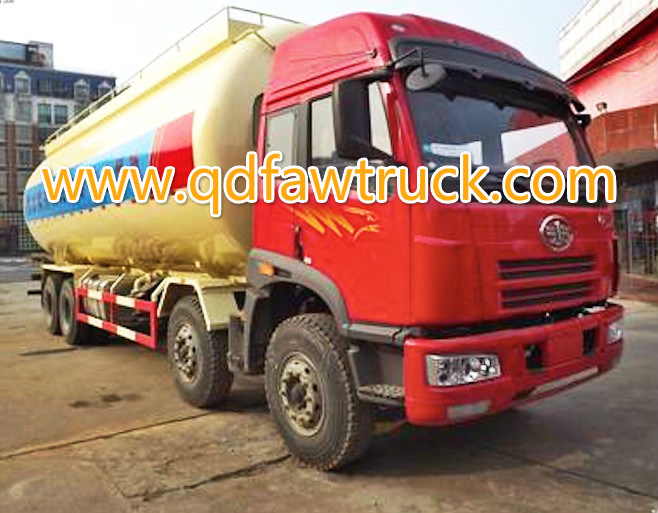 FAW 8x4 35 Cubic Bulk Cement Tank Truck