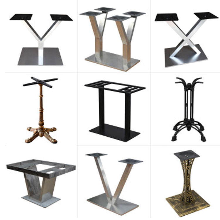 Custom Antique Industrial Metal Dining Table