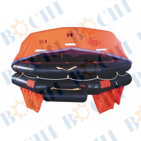 Throw-Over Davit-Launching Self-Righting Inflatable Life Raft U Type