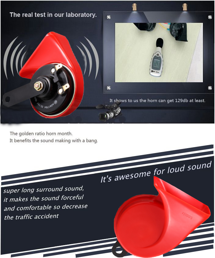 Famous Brand 100%ABS Electric Horn Car Accessories