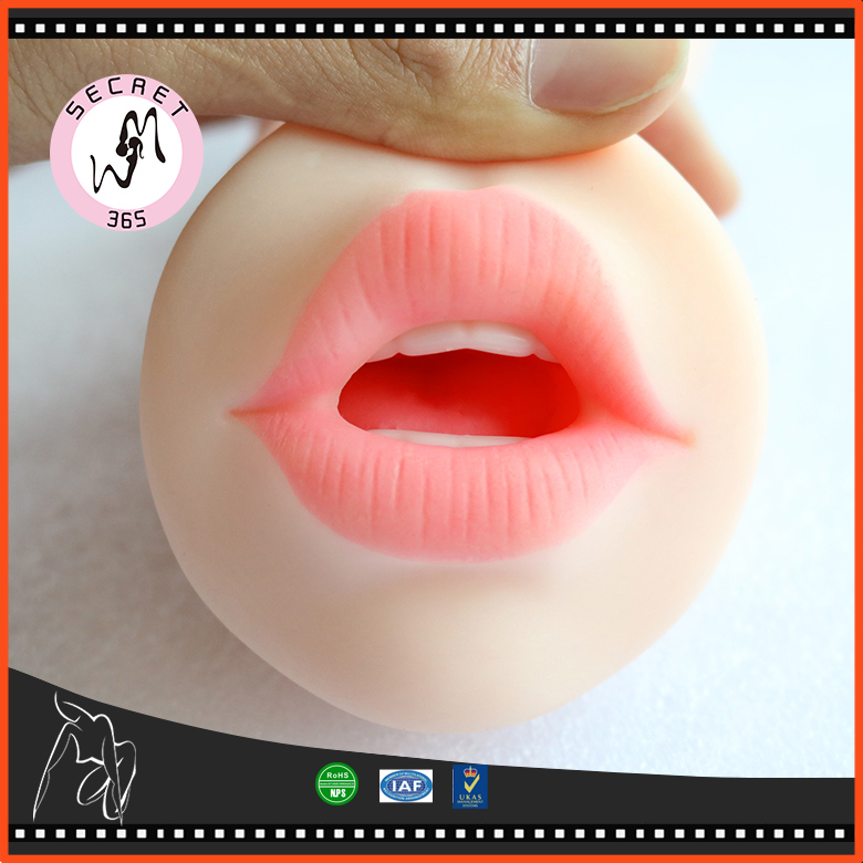 Male Masturbators 3D-Realistic Oral Blow-Job Deep Throat Teeth Tongue Vagina Stroker808011