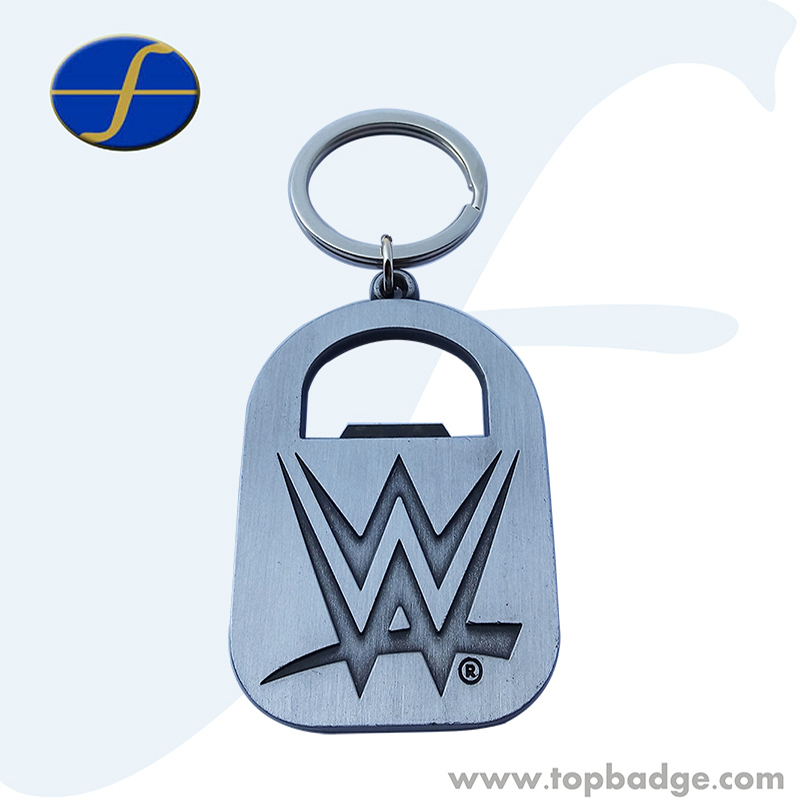 Promotional Gift Fashion Design Bottle Opener with Keyring (FTBO2110A)