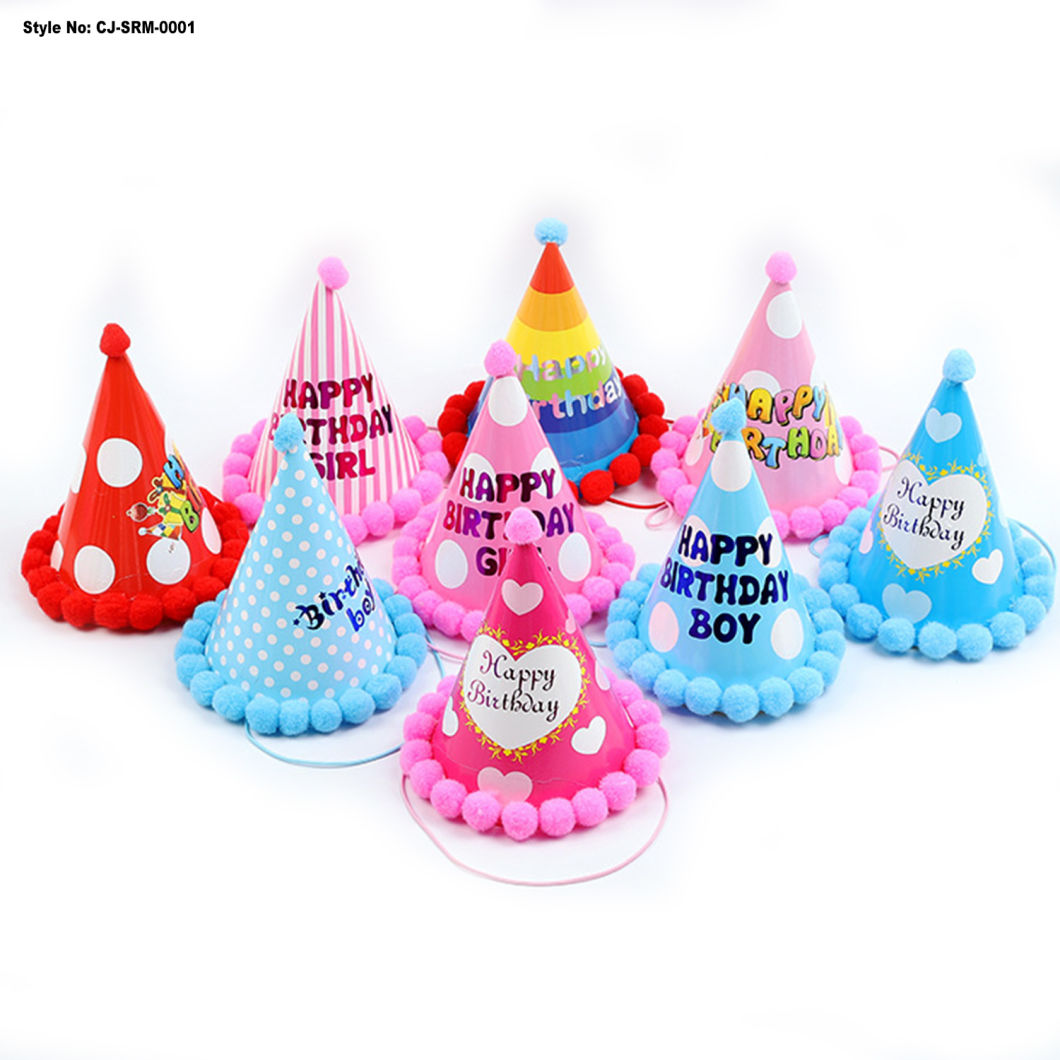 Party Decoration Popular Happy Birthday Paper Hat