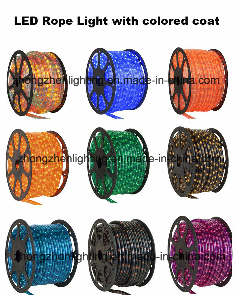 Color Changing Flat 4 Wires LED Rope Light 60 FT