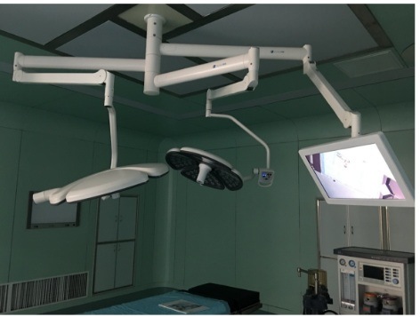 Surgical Device Double Dome LED Operation Light; LED400/400