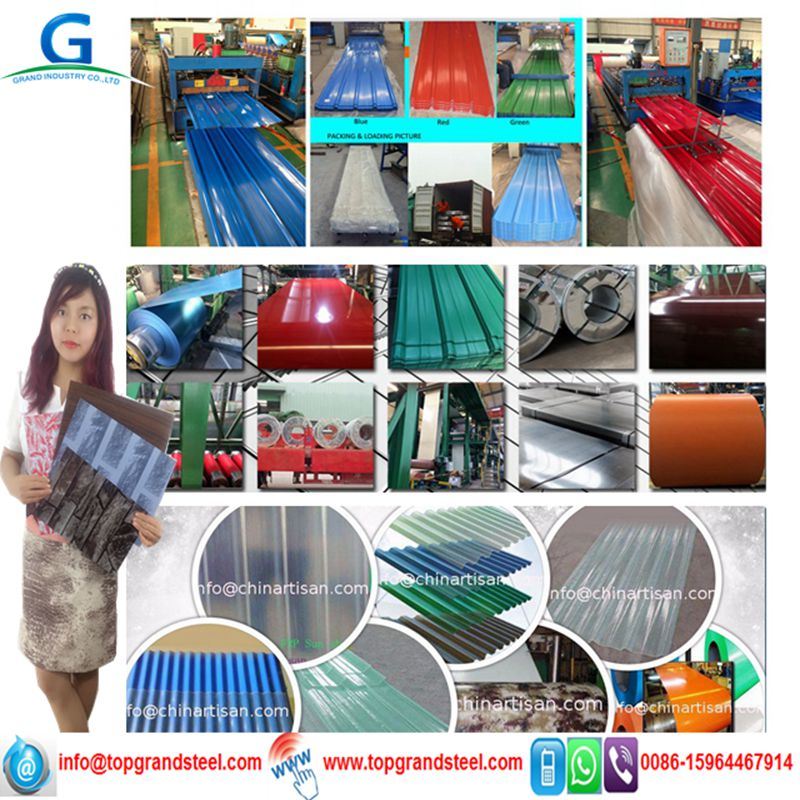 Corrugated Metal Galvanized Roofing Steel Sheet