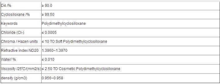 Silicone Chemical DMC Polydimethylcyclosiloxane for Lubricant Oil