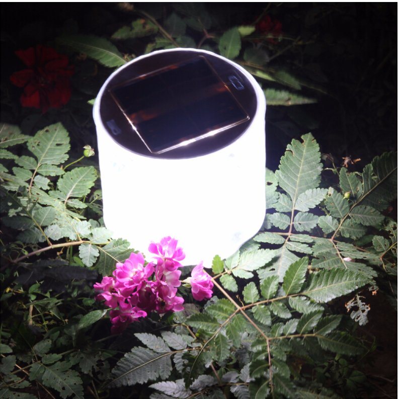 Waterproof Transparent PVC 10LED Rechargeable Inflatable Solar Lantern Inflation Solar Camping Light Emergency Lamp