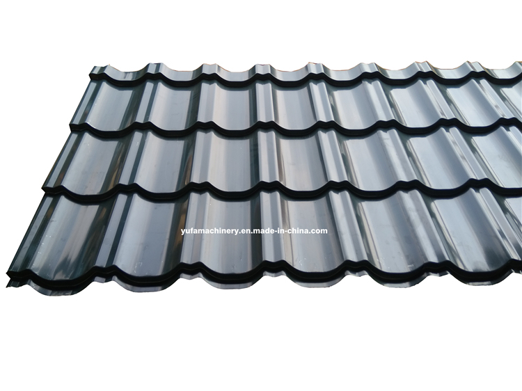 Russia Used Colored Steel Sheet Step Tile Glazed Roof Roll Forming Machine Supplier