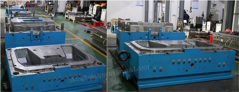 Plastic Injection Mould for Thin Wall Bucket Lid