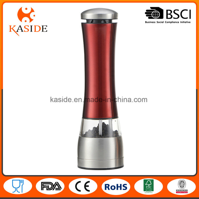 Top Selling Custom Metallic Color Automatic Salt Pepper Mill