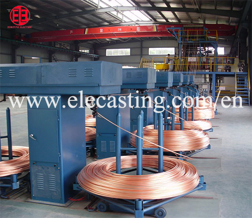 Copper Rod Production Line 2000ton Upward Continuous Casting Machine