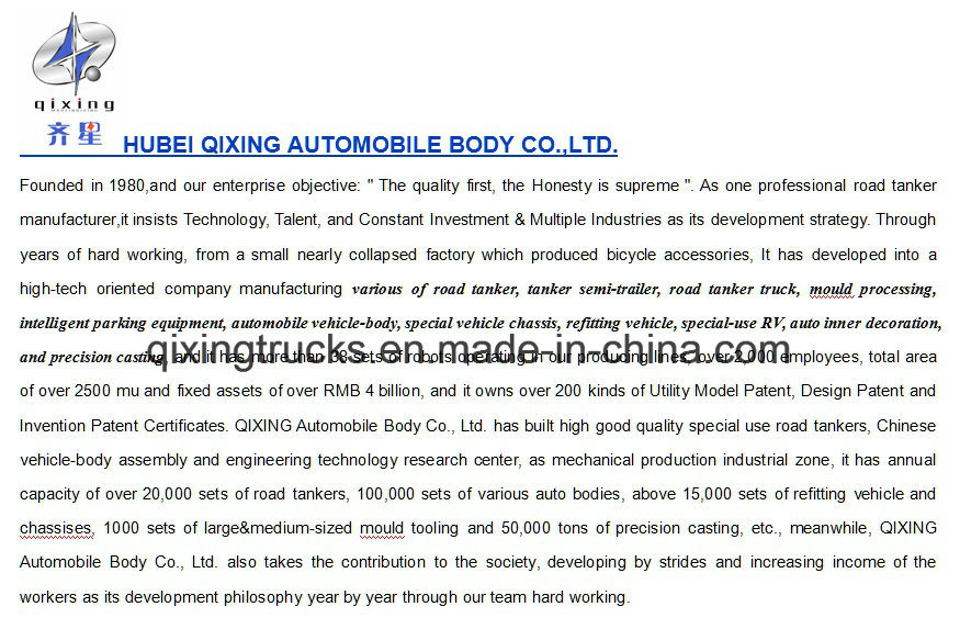 Light Truck Vehicle Body Qixing Made with Good Quality