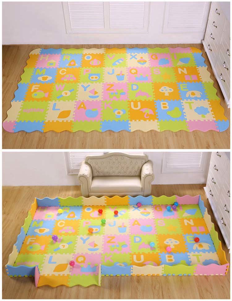 Foam Tile Interlocking EVA Floor Kids Play Puzzle Mat