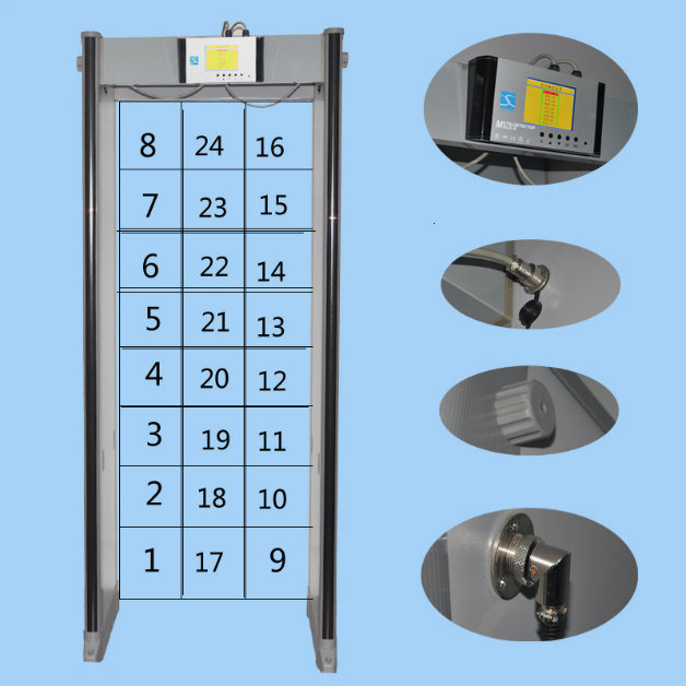 Intelligent 2015 New Security Gates Walk Through Metal Detector Xld-G