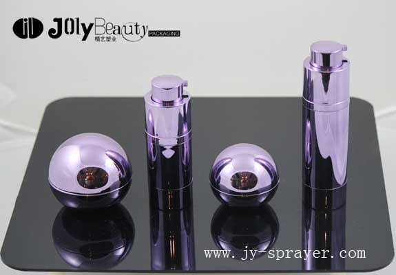 Luxury Spherical Plastic for Makeup Cosmetic Jars with Lids