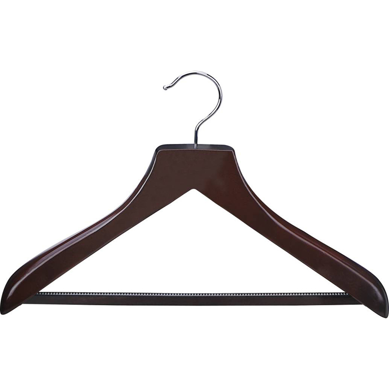 Popular Pants Male Hanger Wooden with Slip Bar