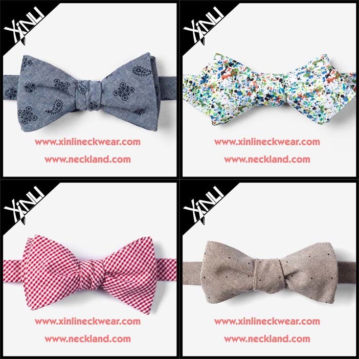 High Fashion Woven Cotton Wholesale Dog Bow Tie