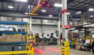 Flexible Engine Overhead Crane Blue or Red Light