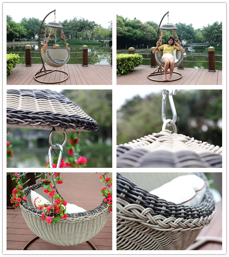 2017 New Design Outdoor Modern Garden Swing Chair (HC8036)
