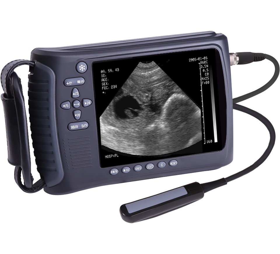 High Quality Mini Veterinary Ultrasound/Handheld Vet Ultrasound System to Cattle, Portable Pig Pregnancy Ultrasound Scanner -Mslvu22