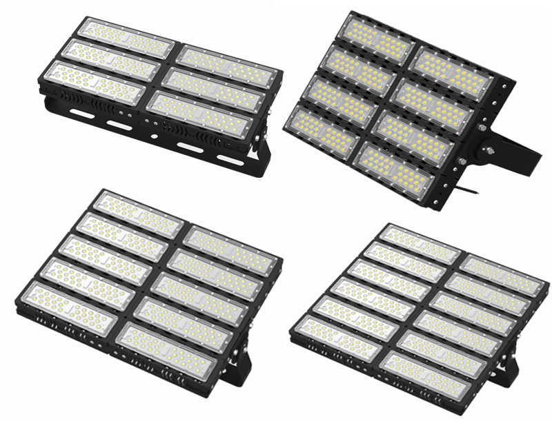 High Efficiency LED Flood Light 300W/400W/500W/600W/700W/800W/1000W/1200W for Sports Stadium