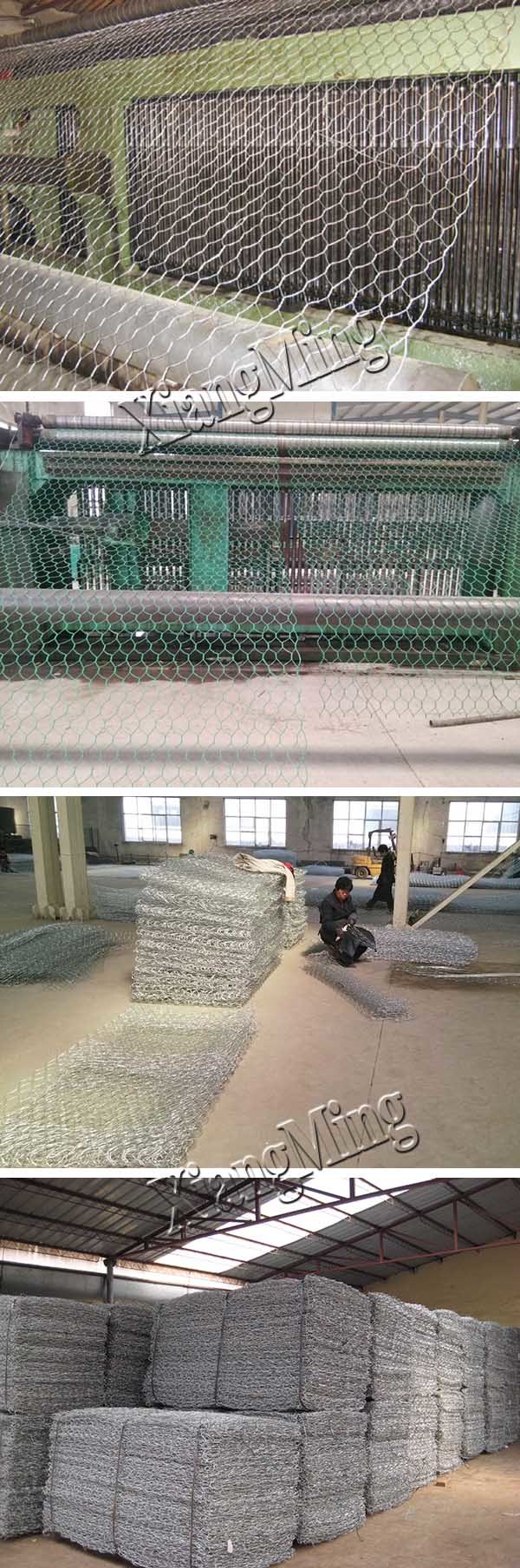 Galvanized Hexagonal Wire Mesh Gabion Box Welded Gabion Box