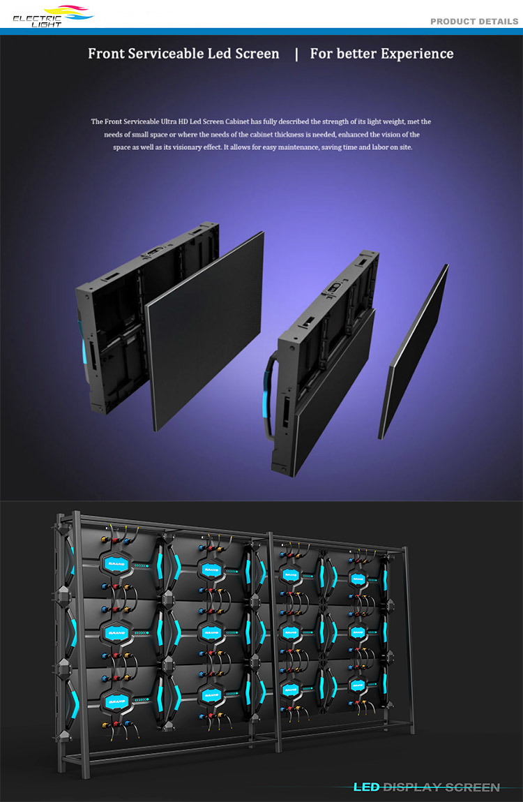 P1.44 HD LED Monitor for High Way/Airport/Power Supply