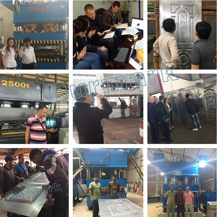 Steel Door Panel Embossing Machine 2000t Hydraulic Door Skin Press Machine Stamping and Punching Machine Door Skin Press Machine Door Frame Forming Machine