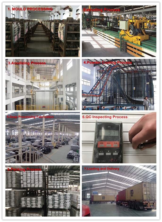 Aluminum/Aluminium Extrusions for Window Frame