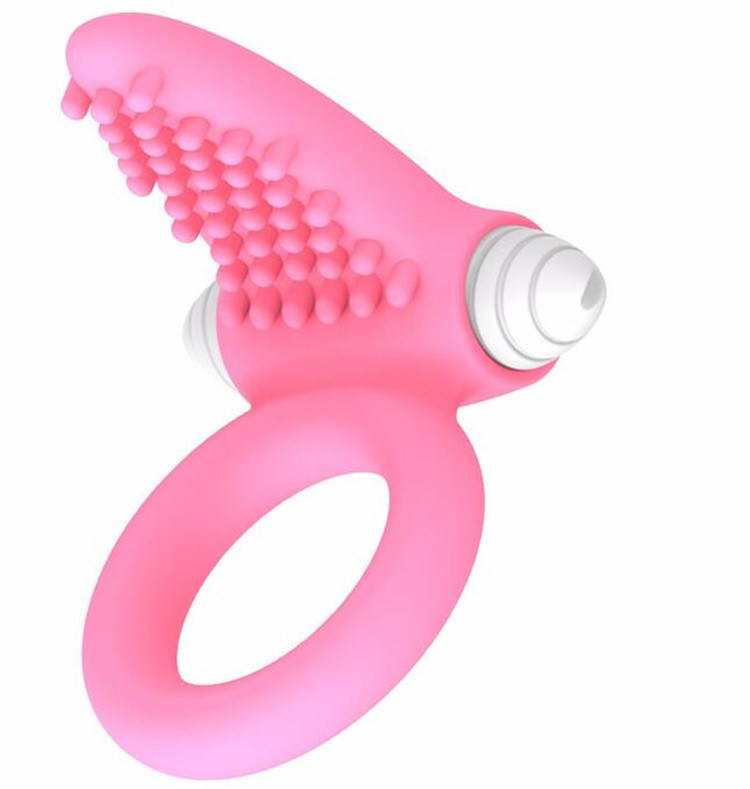 1PCS/Lot Vibrating Cock Ring Mini Cock Pleasure Dick Penis Ring Vibrator for Men Sex Toys Ys0159