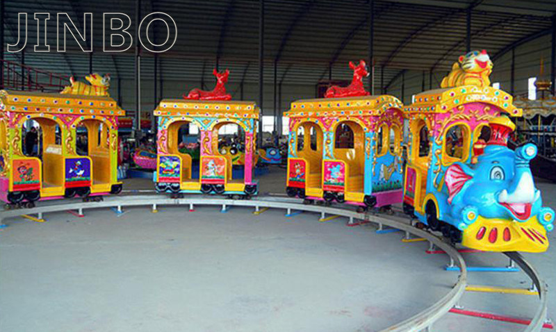 Playground Kiddie Rides Electric Elephant Track Train Rides for Sale