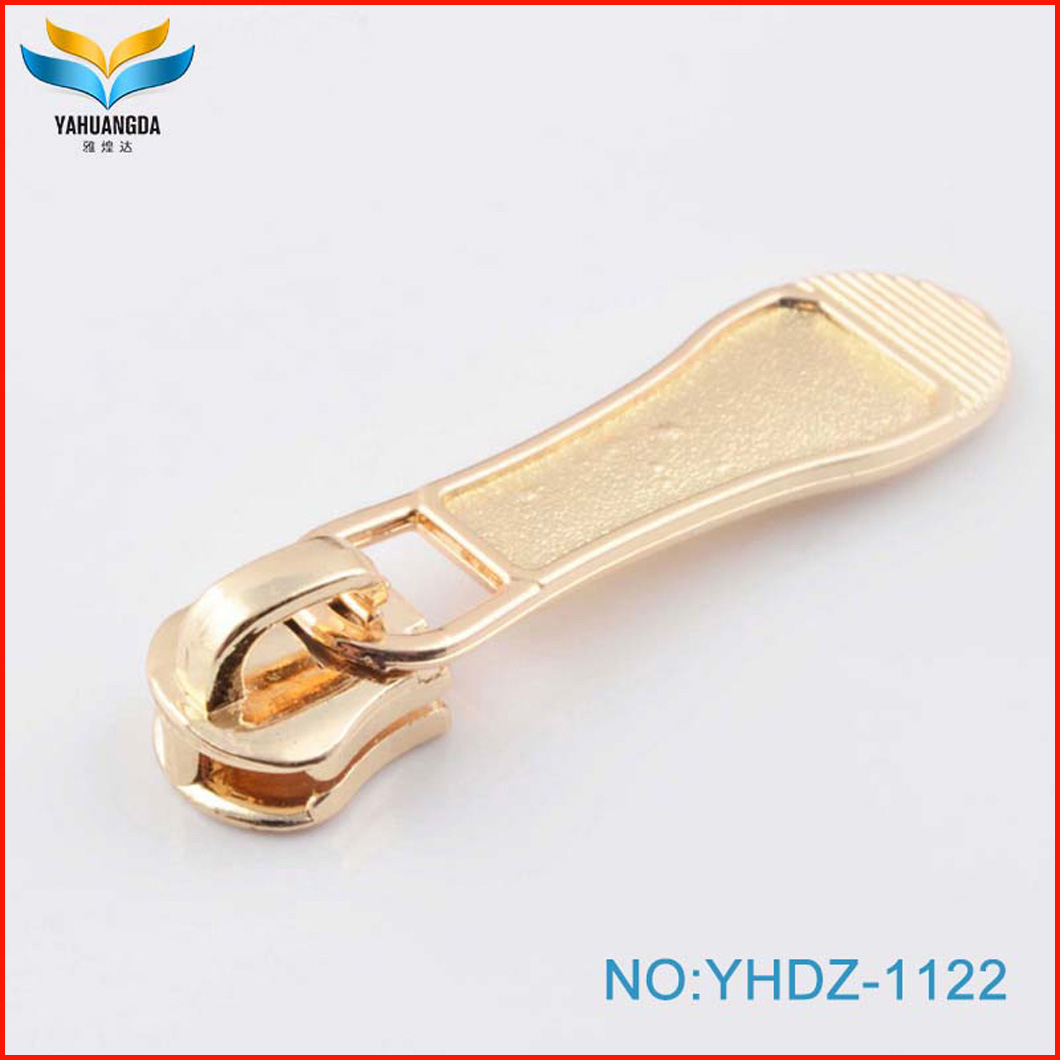 Beatiful Long Oval Shape Metal Puller Metal Zipper Pull