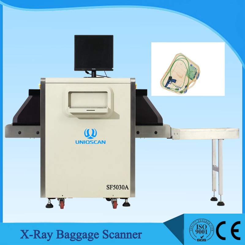 Economic Small Airport Bag Scanner / Single Energy Xray Baggage Scanner