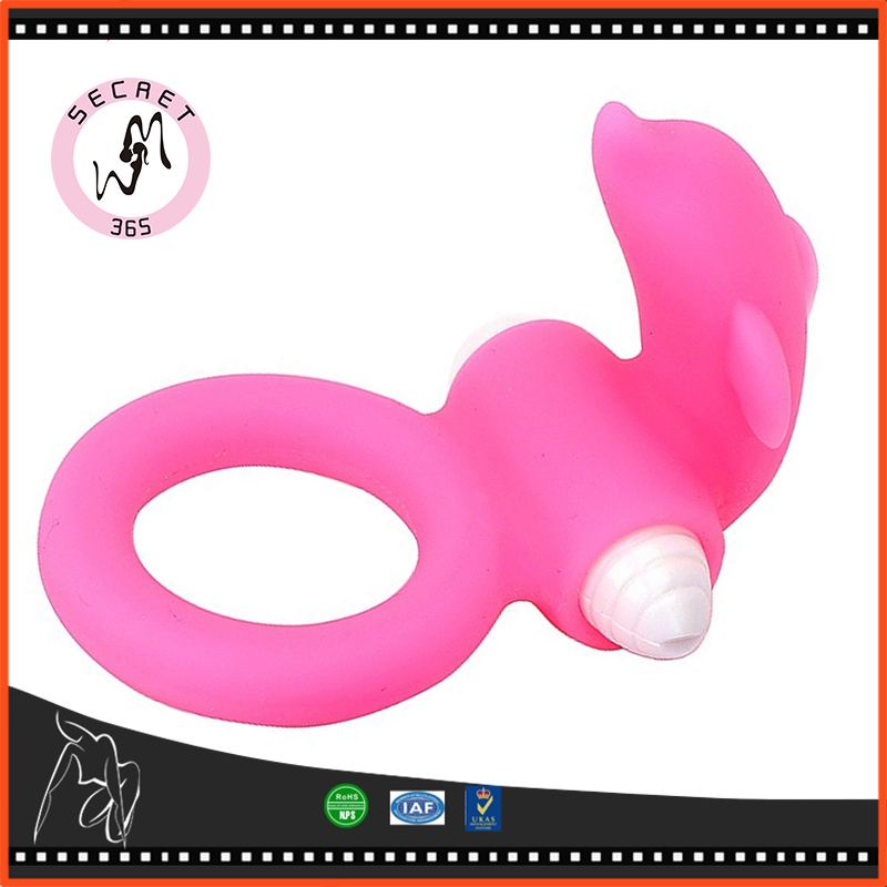 Dolphin Vibrating Cock Ring Delay Ejaculation Clitoris Stimulator Adult Sex Toys for Couple Penis Rings Vibrator