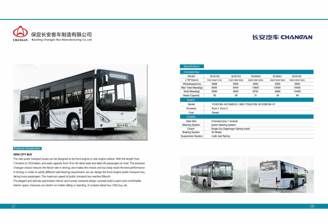 6-11m Buses Made in China, China Buses