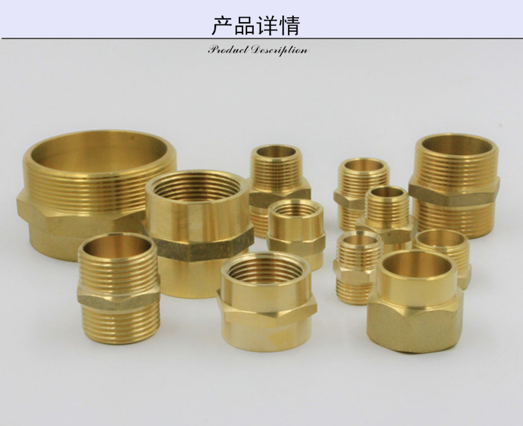 Dzr Brass Adaptor Hex Nipple Female Brass Fittings